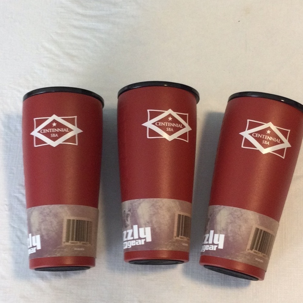 3 Red Insulated Tumbler